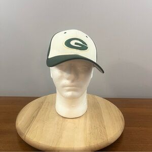 The Game Pro Vintage Green‎ Bay Packers NFL One Size Green Yellow White Hat 90s